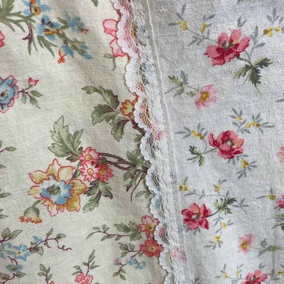 Vintage Jessica McClintock for GUNNE SAX Floral Print Prairie Dress SZ 9/10 - Picture 9 of 16